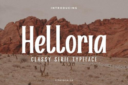 Helloria Classy Serif Font