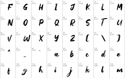 Hey October Font 1