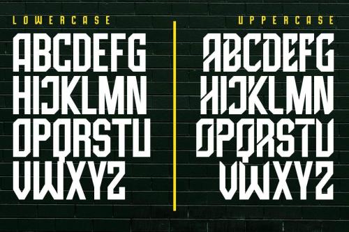 High Jersey Display Font 5