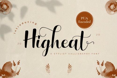 Higheat Stylish Calligraphy Font