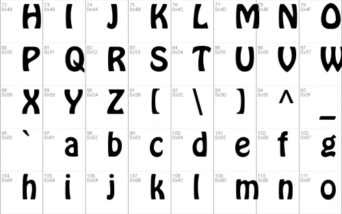 Hobo Std Font