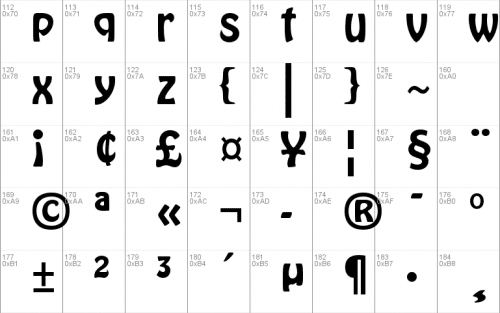 Hobo Std Font 1