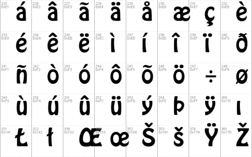 Hobo Std Font 3