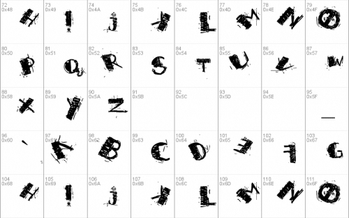 I'm Not Emo Font 1