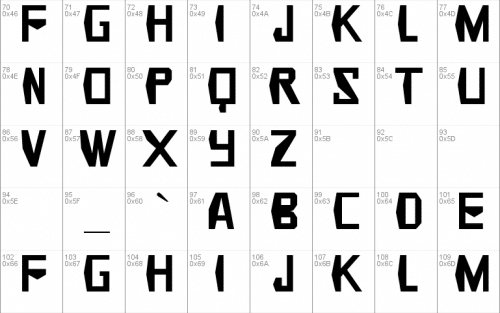 Infinity Gauntlet Font 1