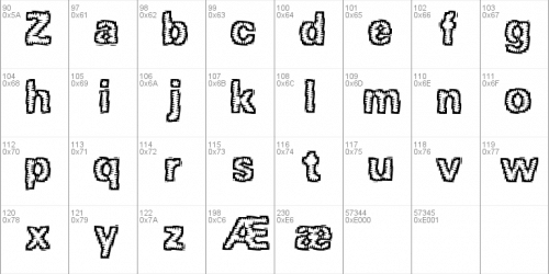 Jagged Font 1