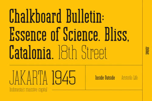 Jerome Slab Serif Font 13