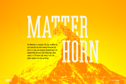 Jerome Slab Serif Font 16