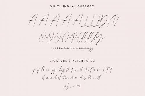 Juliette Handwritten Signature Font 10