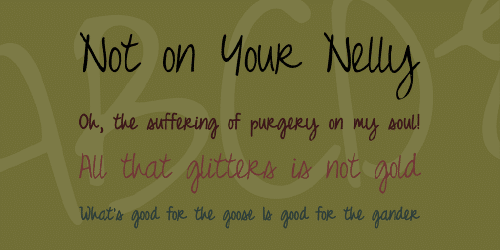 Just Realize Font 1