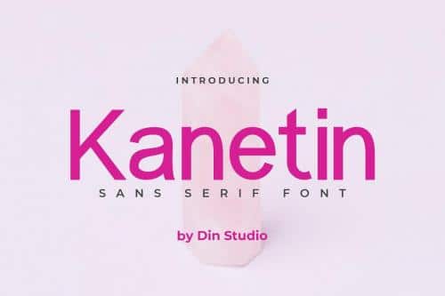 Kanetin Beautiful Sans Serif Font  1
