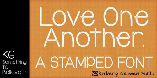 Kg Something To Believe In Font 4