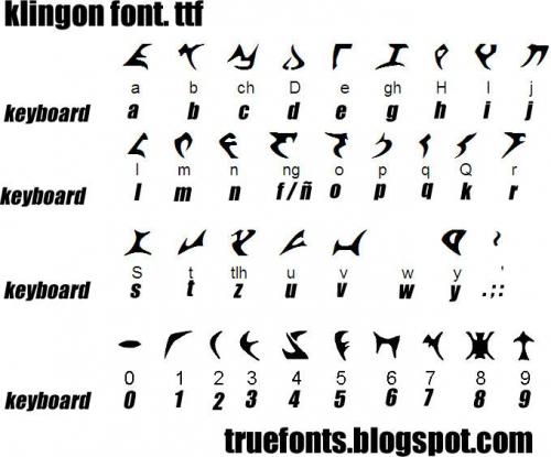 Klingon Font