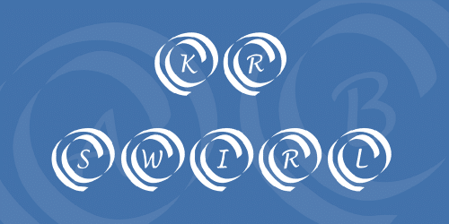 Kr Swirl Font