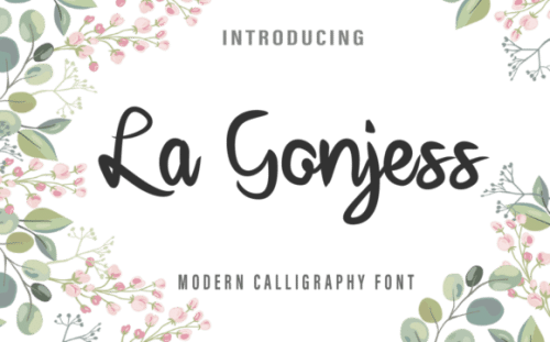 La Gonjess Script Font