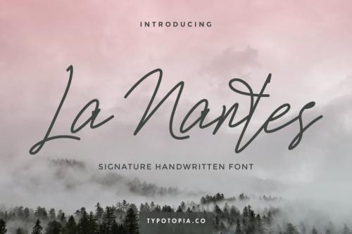 La Nantes Handwritting Signature Font