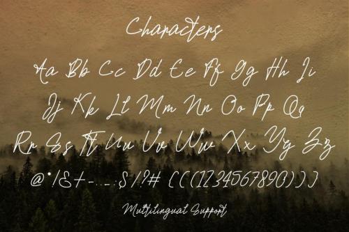 La Nantes Handwritting Signature Font 1