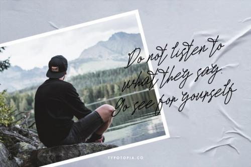 La Nantes Handwritting Signature Font 5