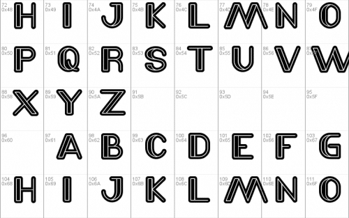 Laser Gun Font 1
