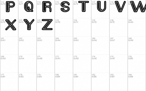 Laser Gun Font 2