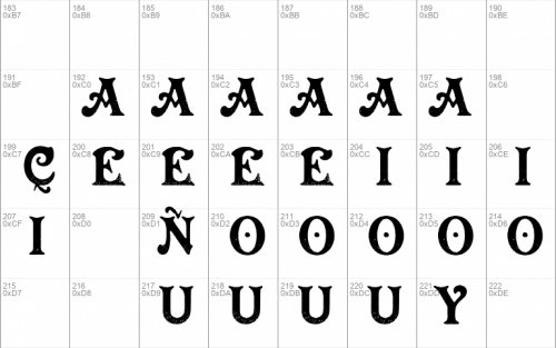 Le Casino Royale Font 4