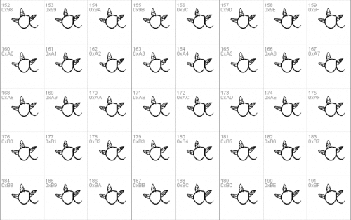 Leaves Font 4