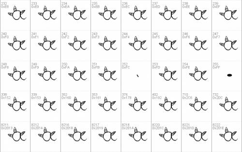 Leaves Font 5