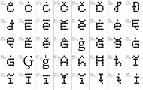 Led Calculator Font 5