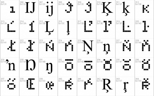 Led Calculator Font 6