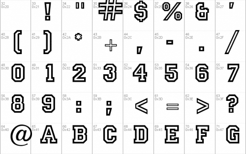Letterman Font