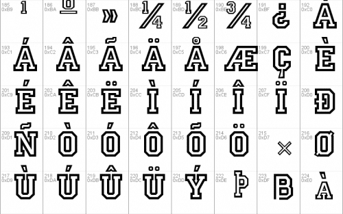 Letterman Font 3