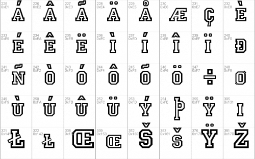 Letterman Font 4