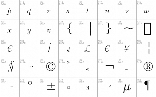 Liberty BT Font 2