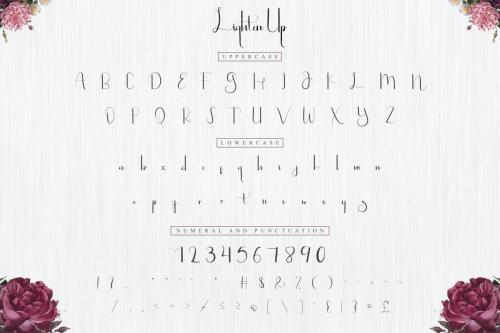 Lighten Up Luxury Script Font 2