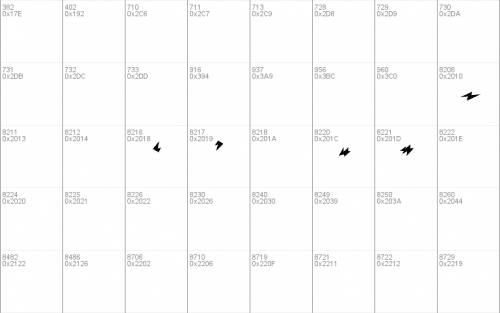 Lightning Volt Font 6