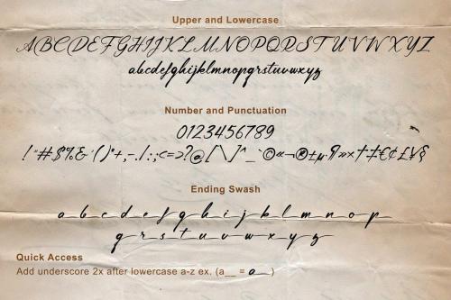 Lingerhend Handwritten Font 5