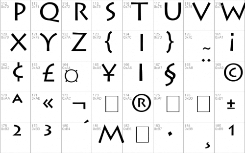 Lithograph Font 2