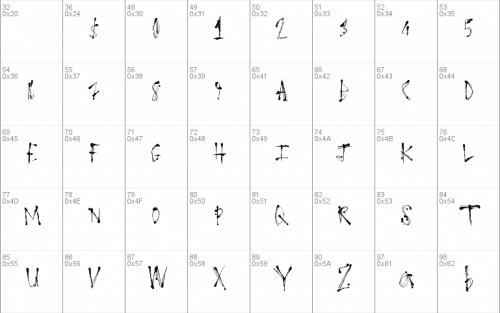 Loathing Fear Font