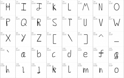 Loopy Handwritten Font 2