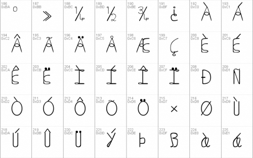 Loopy Handwritten Font 4