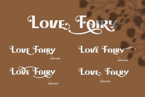 Love Fairy Display Font 1