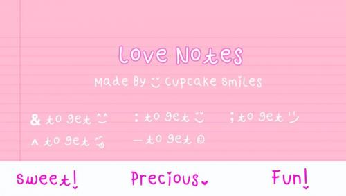 Love Notes Font