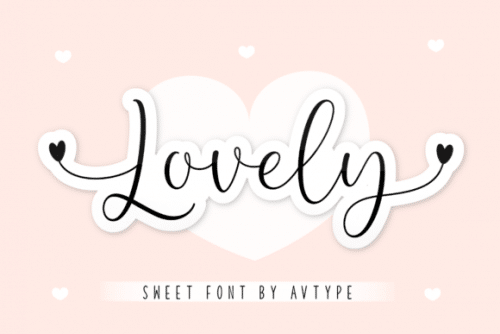 Lovely Display Font