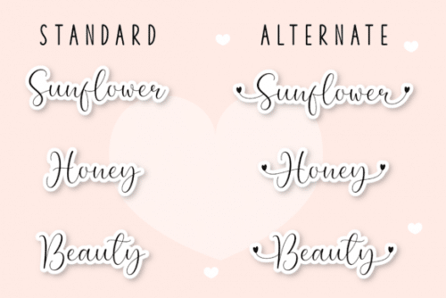 Lovely Display Font 1