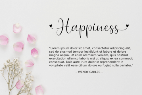 Lovely Display Font 3