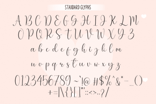 Lovely Display Font 4