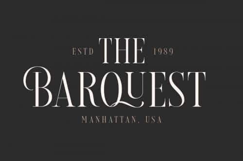 Loverica Classy Condensed Serif Font 3