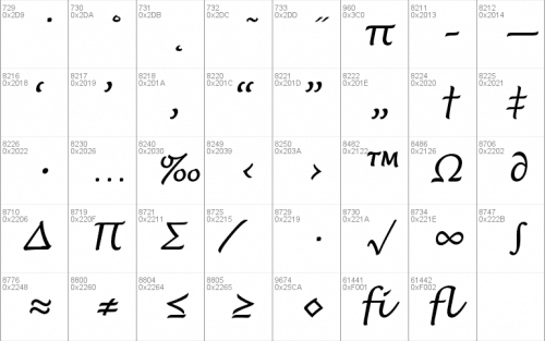 Lucida Handwriting Font 5