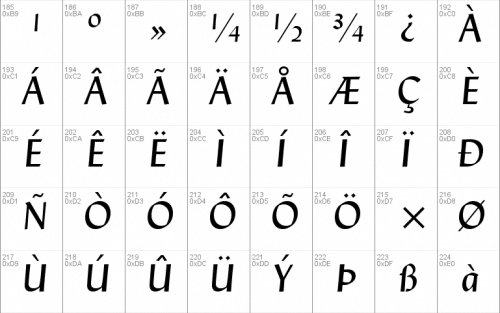 Lydian Font 3