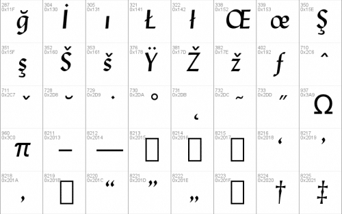 Lydian Font 5